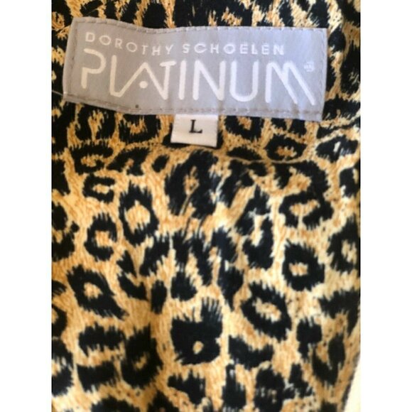 Platinum Dorothy Schoelen Womens Yellow Wild Cats Unfinished Jacket Size L - Picture 8 of 8